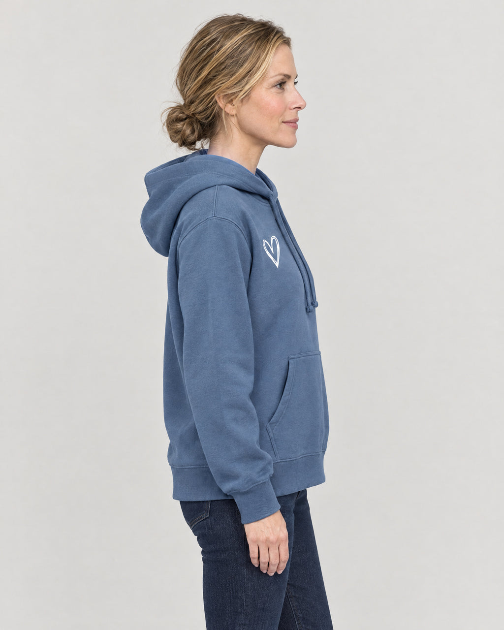 Hoodie Herz – Seitenansicht