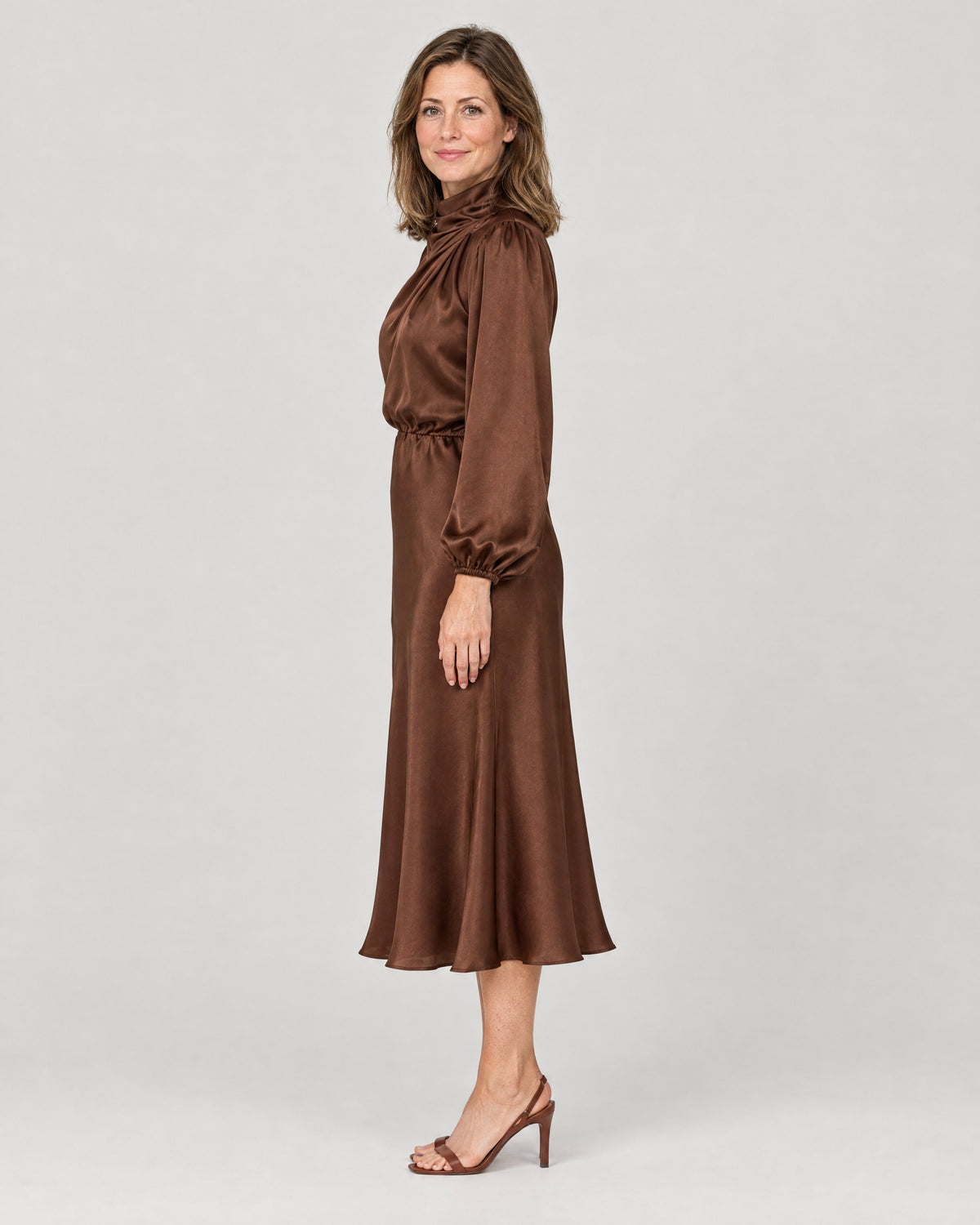 Midikleid – Seitenansicht