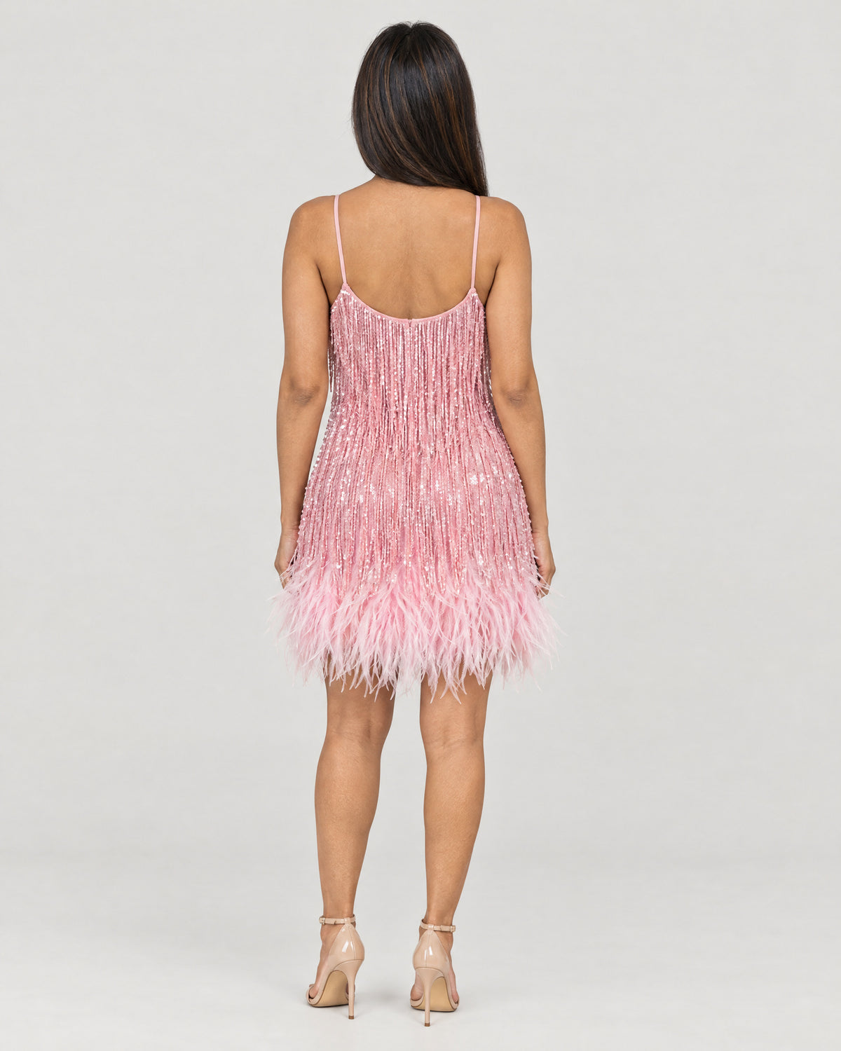 Fransenkleid – Rückansicht