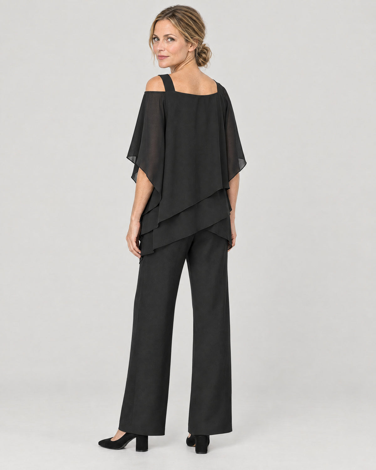 Cold-Shoulder Zweiteiler – Rückansicht