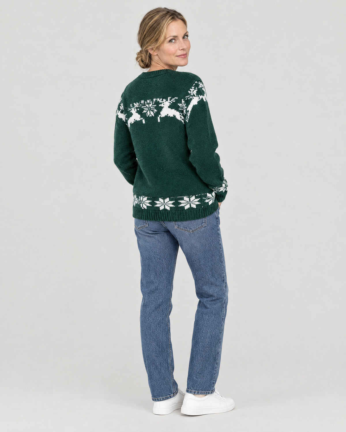 Weihnachtspullover – Rückansicht