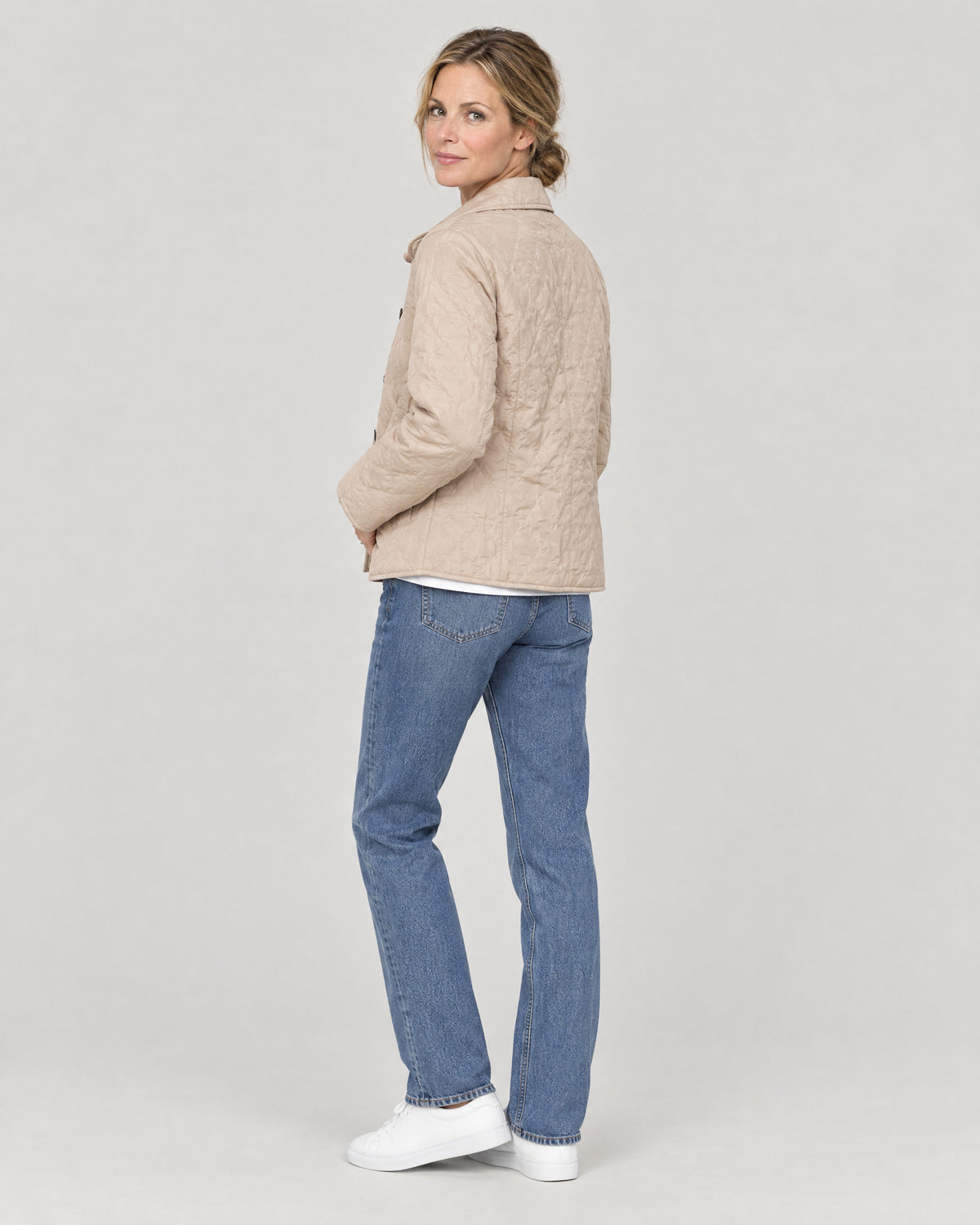 Steppjacke – Rückansicht