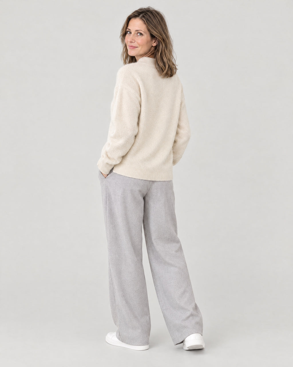 Kaschmirpullover – Rückansicht