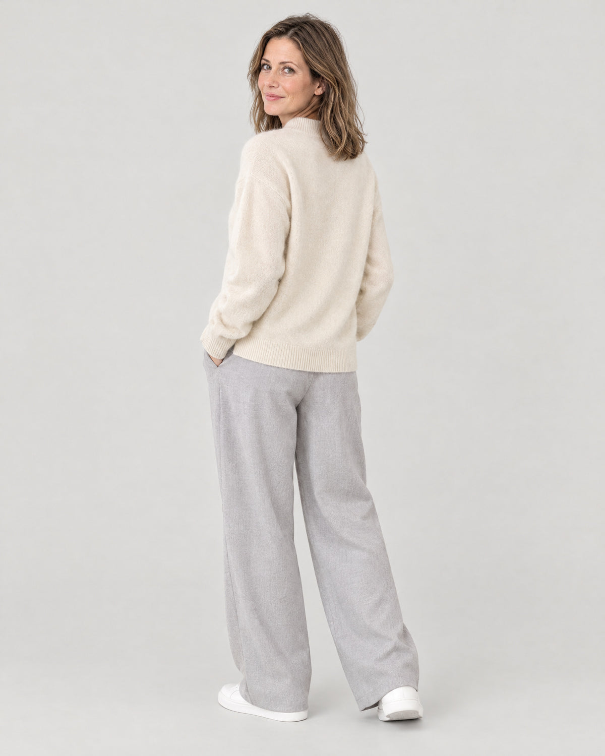 Kaschmirpullover – Rückansicht