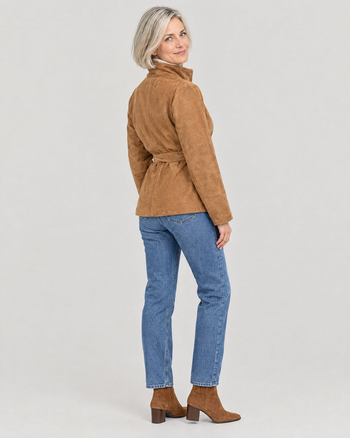 Wildlederjacke – Rückansicht