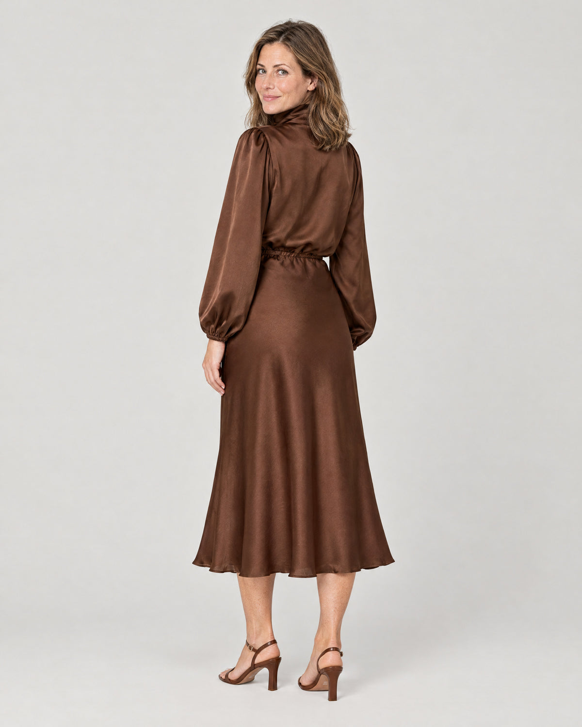 Midikleid – Rückansicht