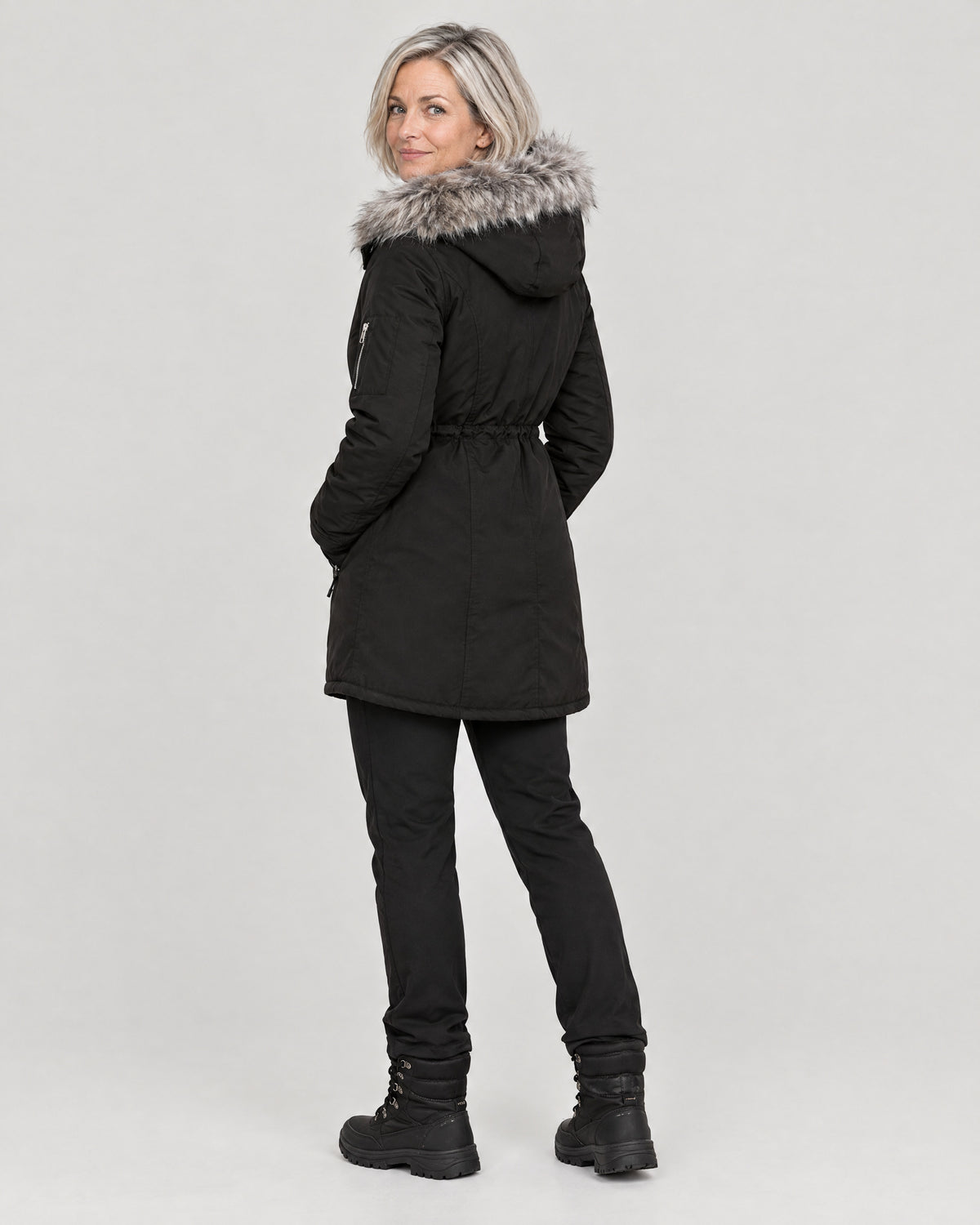 Winterparka – Rückansicht