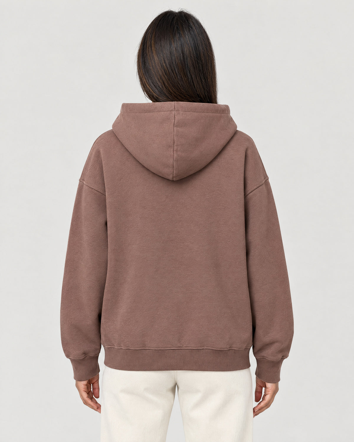 Oversize Kapuzenpullover – Rückansicht