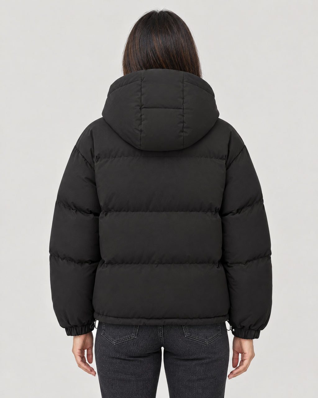 Pufferjacke – Rückansicht