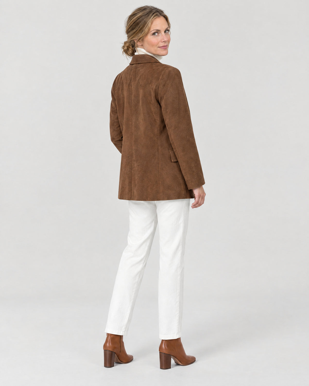 Wildlederjacke – Rückansicht