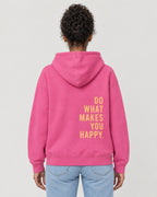 Hoodie – Rückansicht mit Spruch