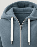 Fleece Sweatjacke – Detail Kordeln