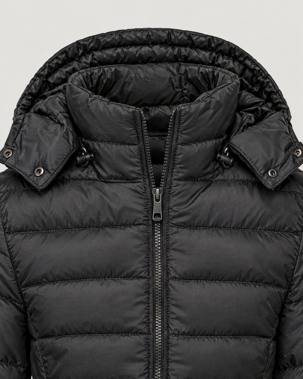 Steppjacke – Detail Kapuze
