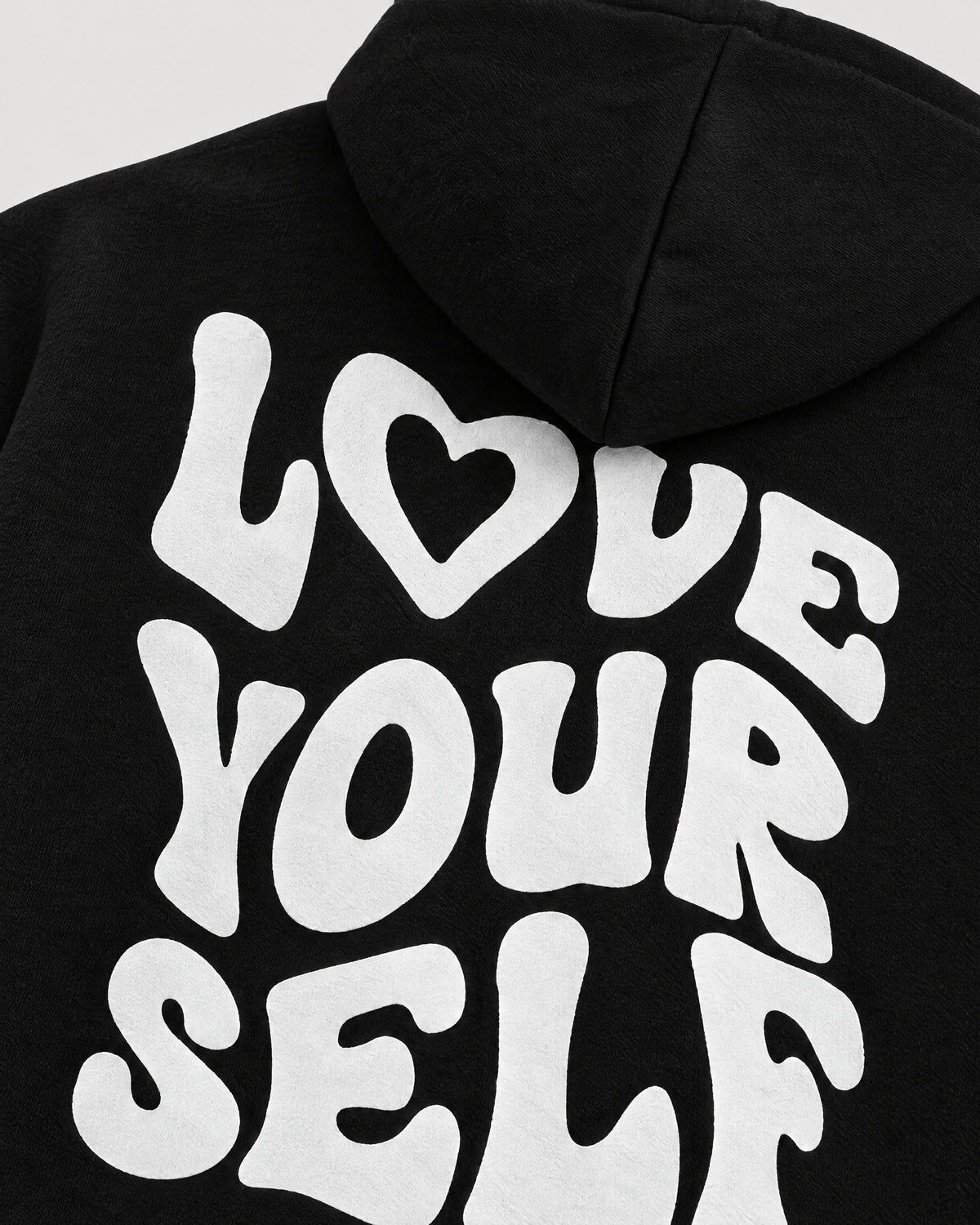 Hoodie – Detail Rückenprint