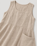 Maxikleid – Detail Tasche