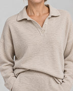 Polo-Set – Detail Polokragen und Strick