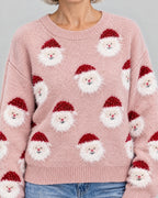 Weihnachtspullover – Detail Strick und Motiv