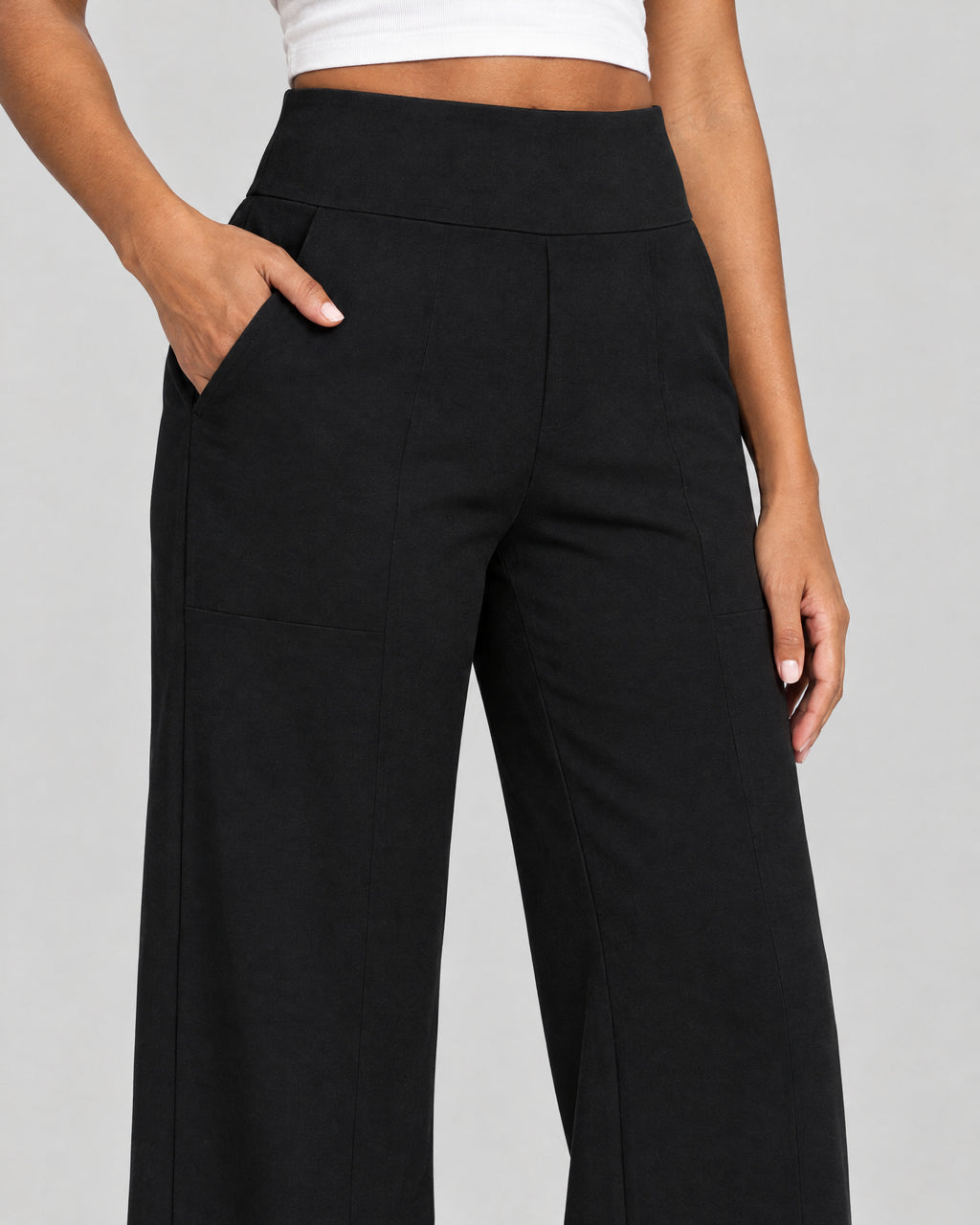 Hose – Detail Bund und Tasche