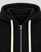 Lange Sweatjacke – Detail Kordeln