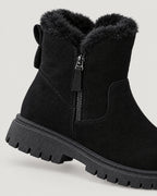 Winterboots – Detail Futter und Reißverschluss