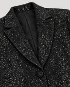 Glitzer Hosenanzug – Detail Glitzerstoff
