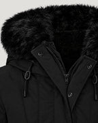 Winterparka – Detail Fellkapuze