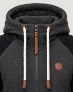 Sweatjacke – Detail Kordeln