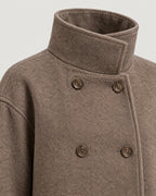 Kurze Wolljacke – Detail Kragen