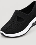 Slip-on Sneaker – Detail Strick und Sohle