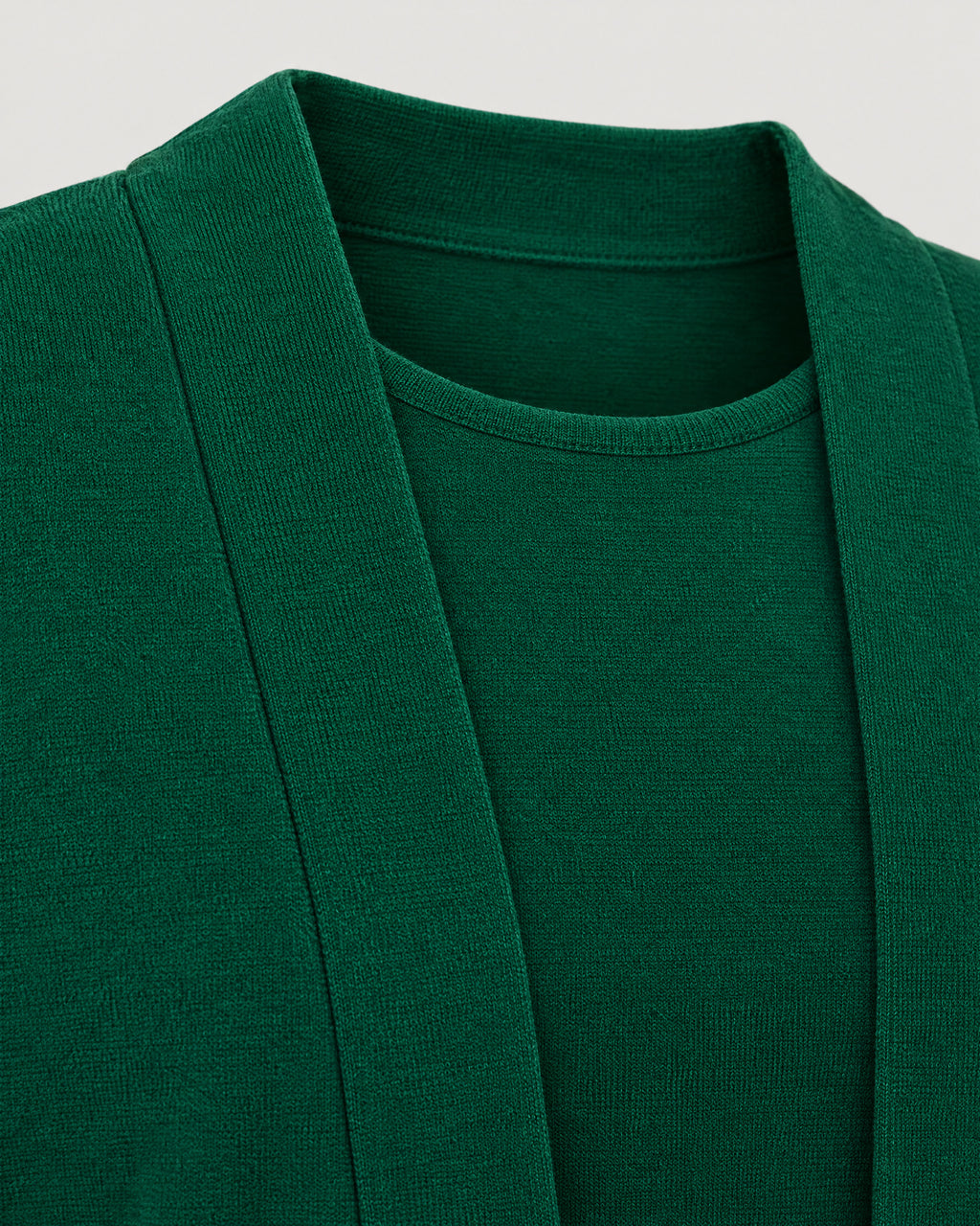 Set mit Strickjacke – Detail Stoff