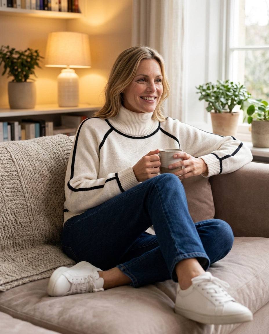 Pullover – im Wohnzimmer