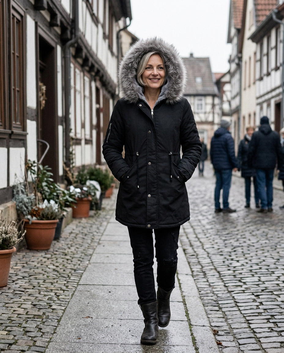 Winterparka – in der Altstadt