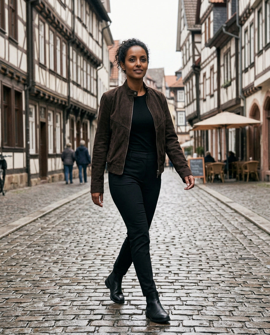 Kurze Jacke – in der Altstadt