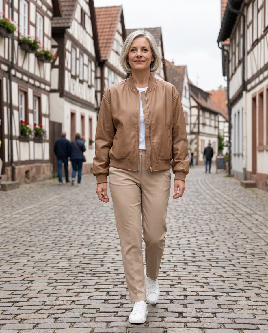 Bomberjacke – in der Altstadt
