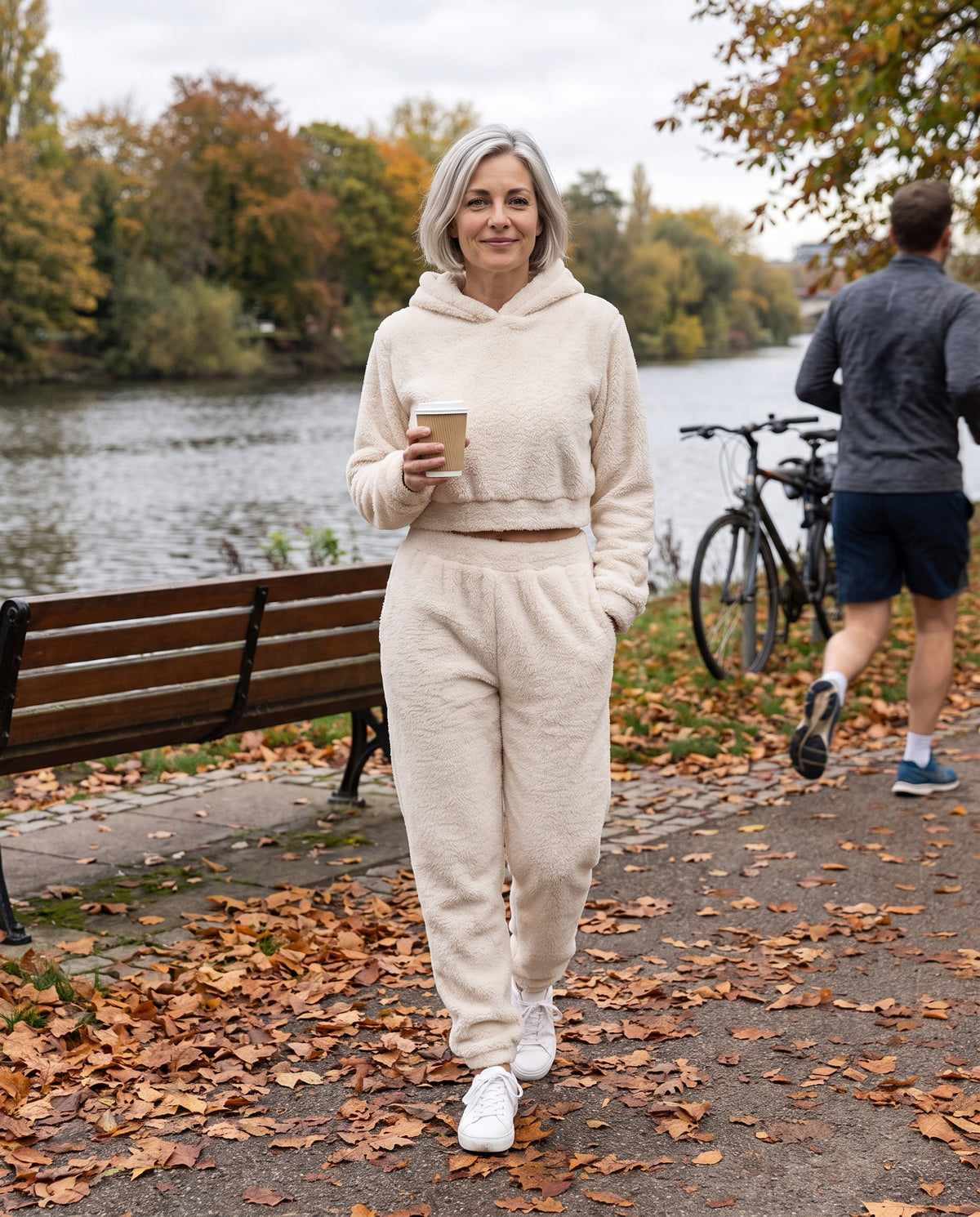 Teddy Lounge-Set – Spaziergang am Fluss