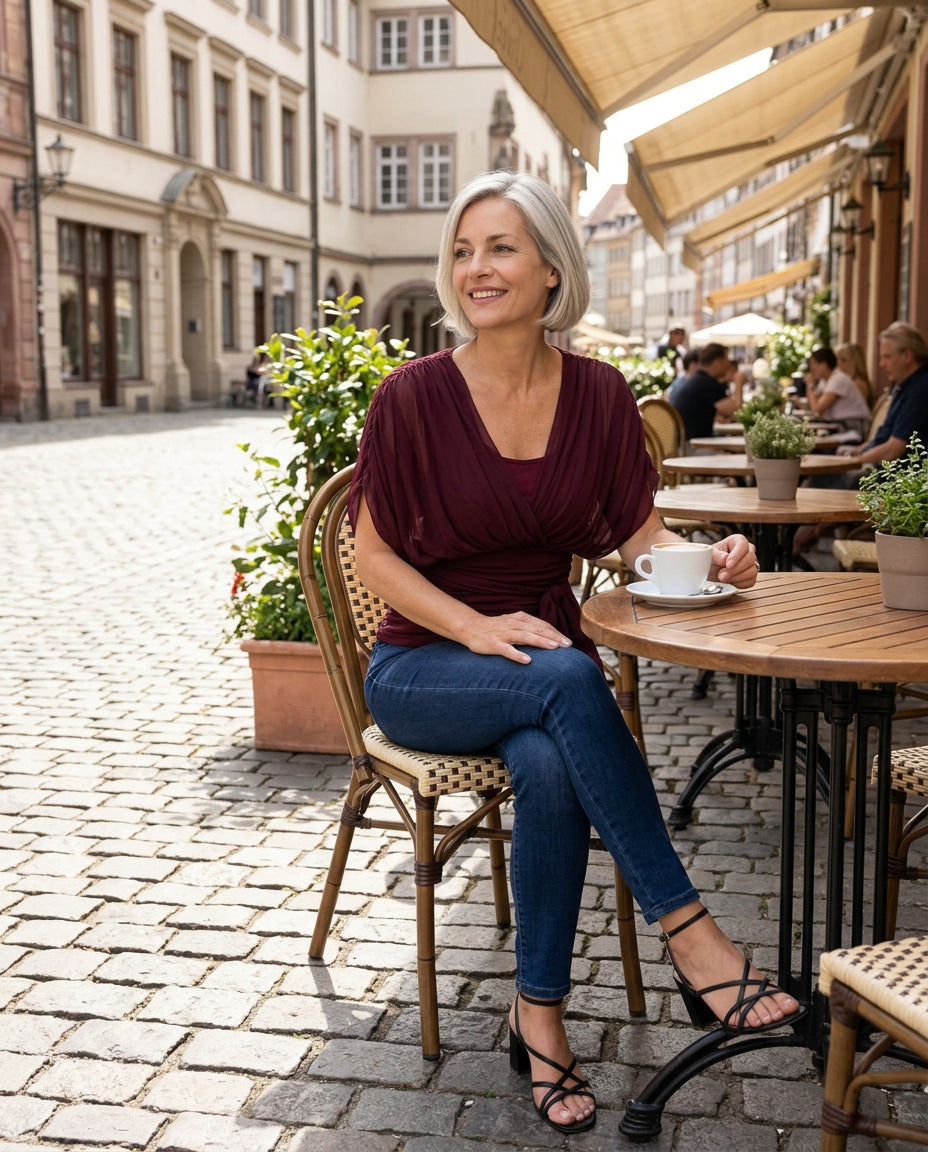 Wickeltop – im Straßencafé
