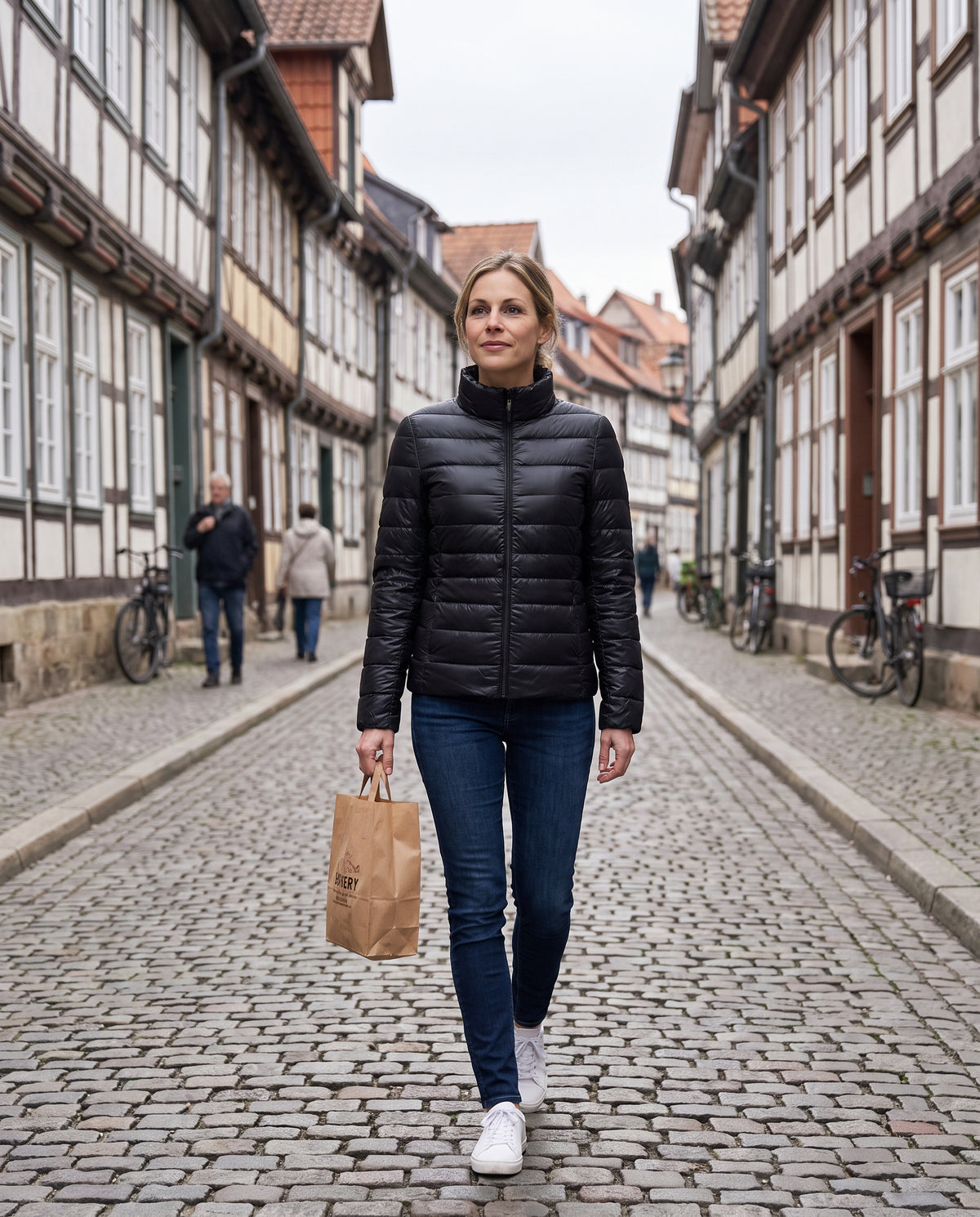 Ultraleichte Daunenjacke – in der Altstadt