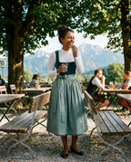 Midi Dirndl – im Biergarten