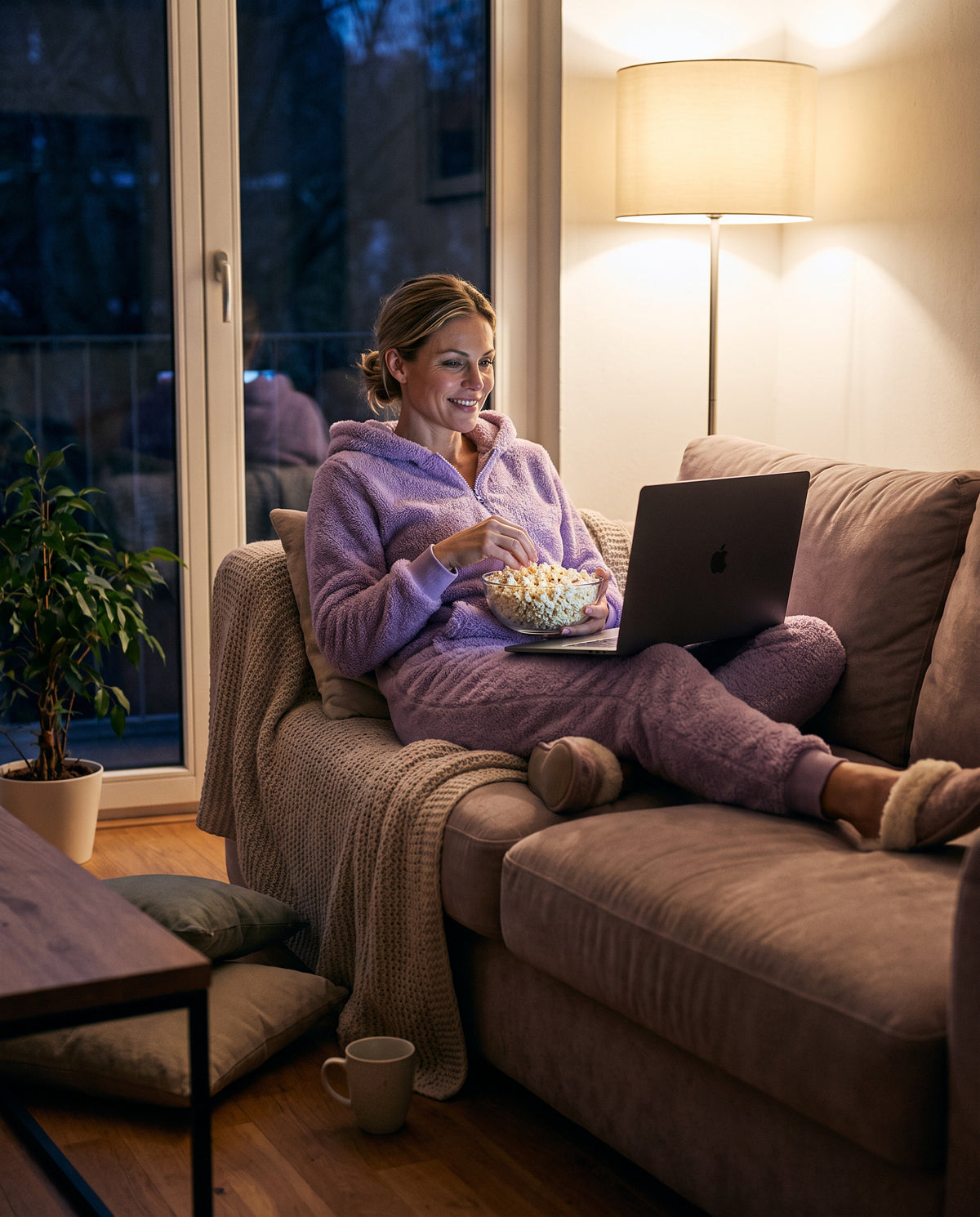 Teddy Overall – gemütlich auf dem Sofa