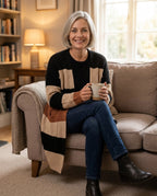 Cardigan – im Wohnzimmer