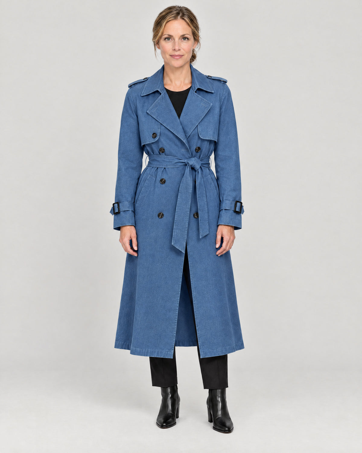 Trenchcoat Blau