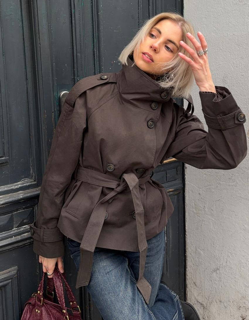 Trenchjacke Braun