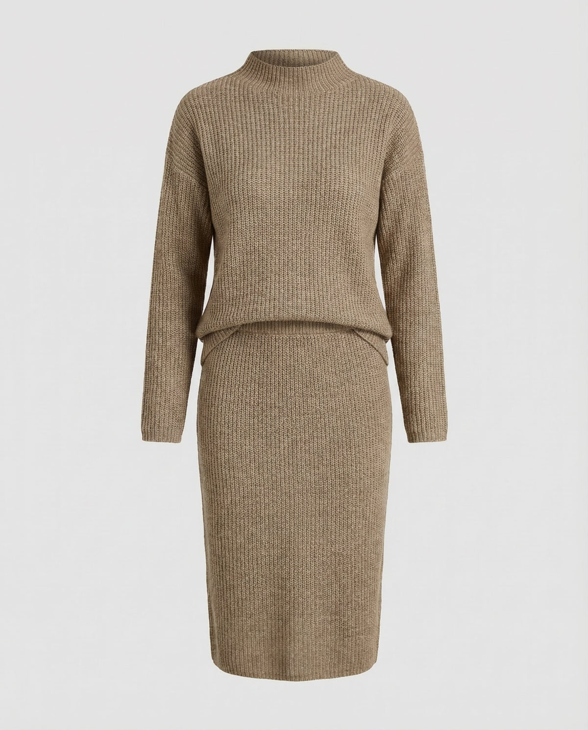 Strickset Beige