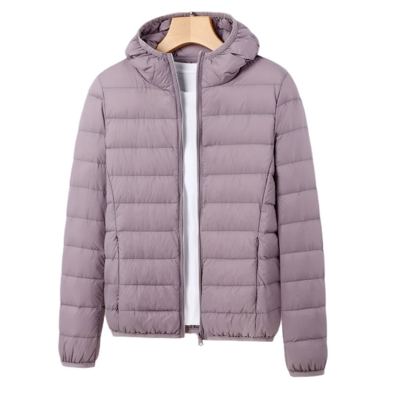 Daunenjacke Flieder