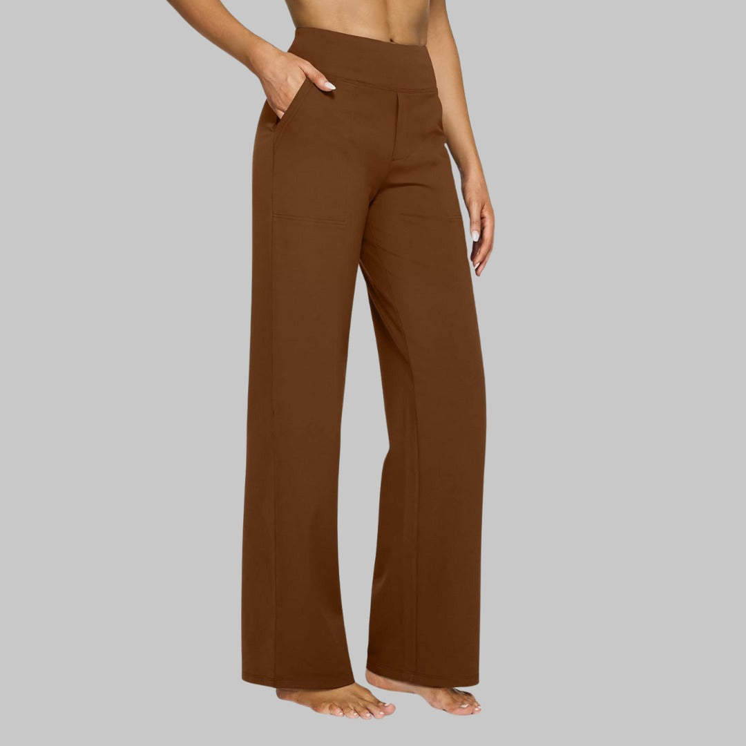 Yogahose Braun
