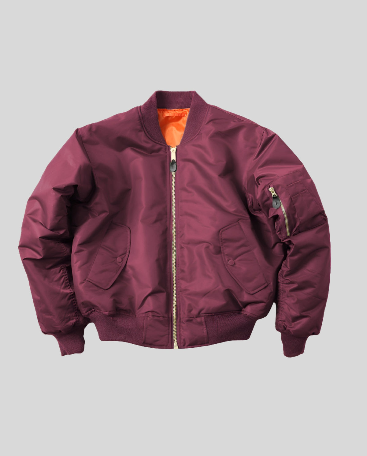 Bomberjacke Weinrot