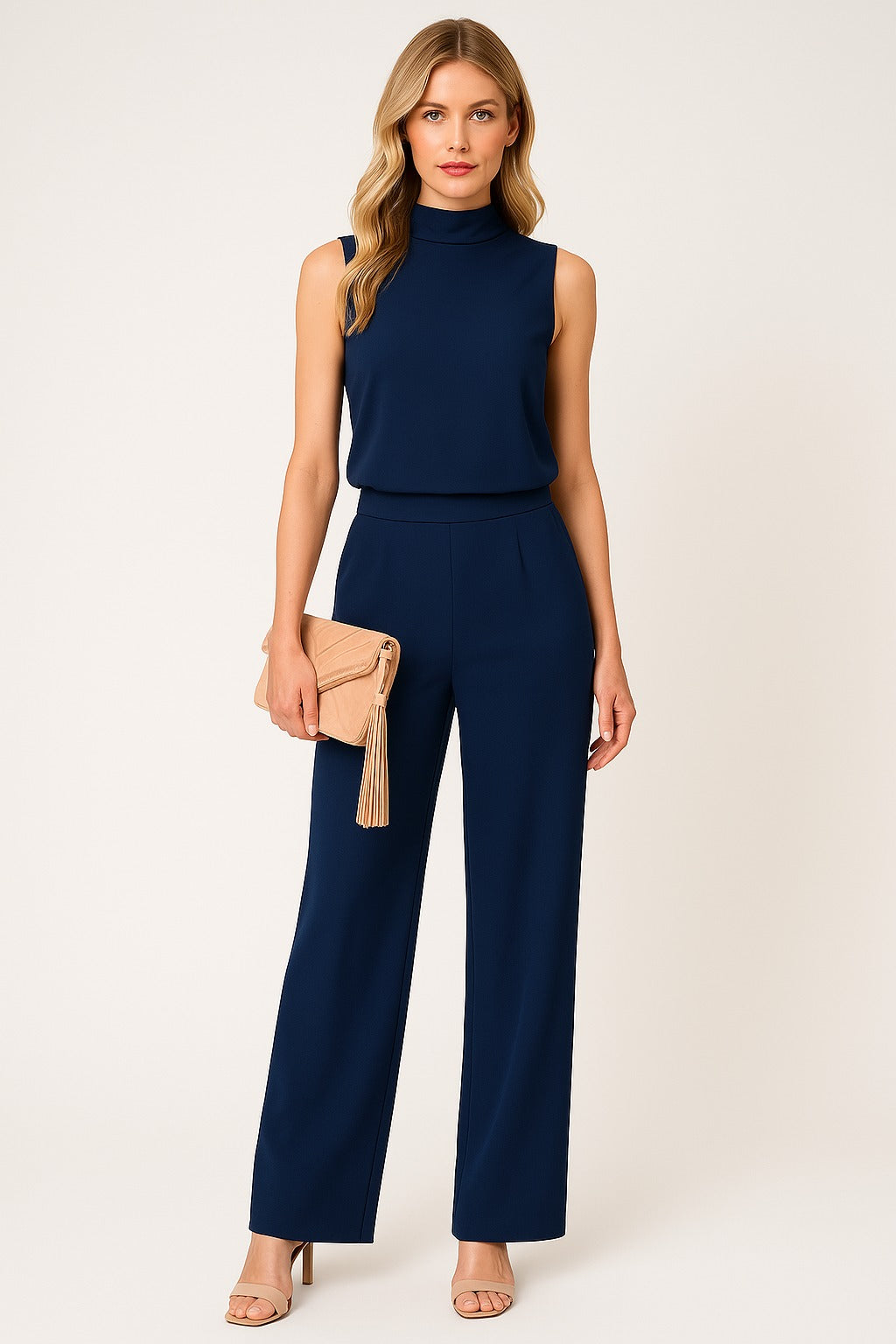 Jumpsuit Marineblau