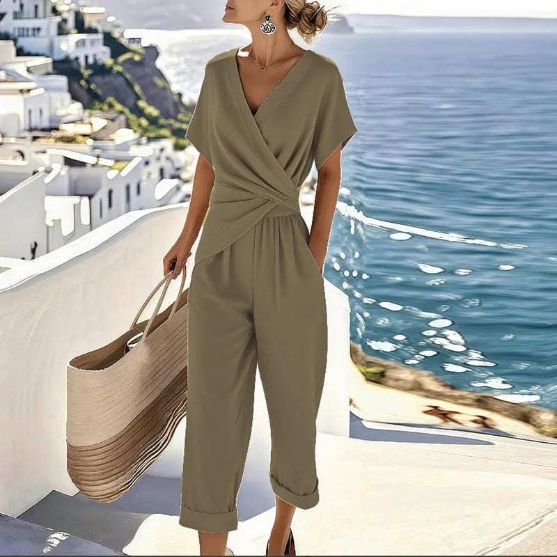 Wickel-Zweiteiler Khaki