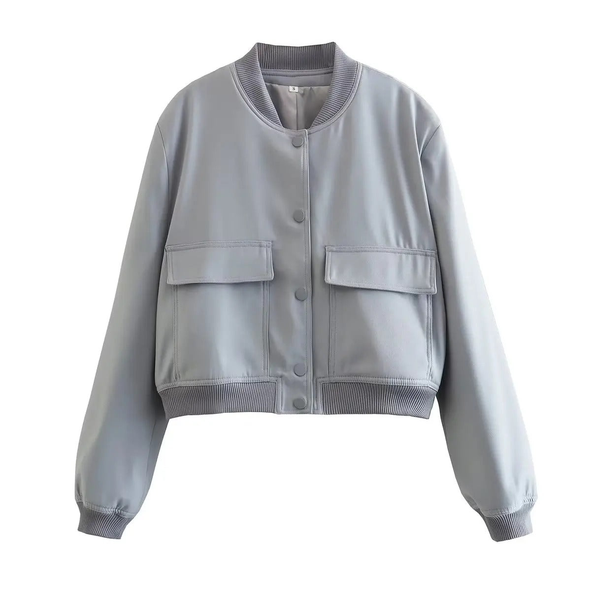 Bomberjacke Hellgrau