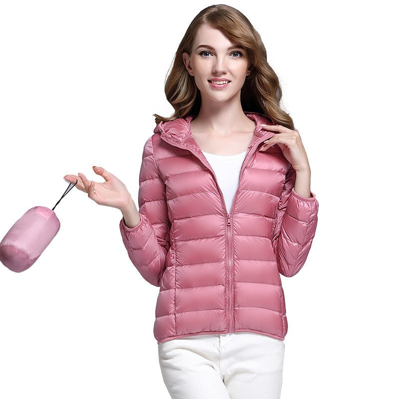 Daunenjacke Rosa